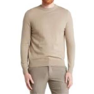 Jeff the Phil Dove White Crew Neck Sweater Size XL NWT